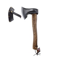 Топор туристический с чехлом для лезвия 940гр.,34 см,хром-черный, 022,"Maximum" (Максимум) MX19188