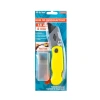нож для гипсокартона складной, пластиковый, 4 запасных лезвия 18 мм, "maximum" mx 09325 (2325) оптом